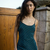 Eastern Teal Silk Slip